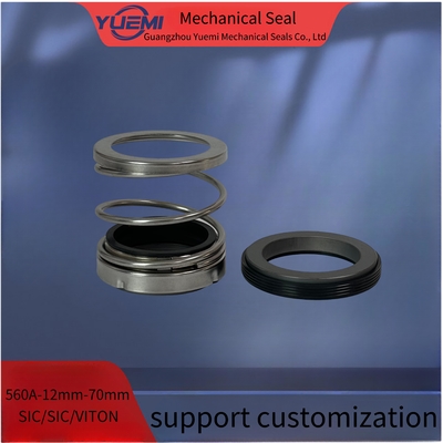 জল পাম্প যান্ত্রিক সীল / EA560B-0.5-3 &quot;মিমি ইঞ্চি আকার জন ক্রেন প্রতিস্থাপন VIT SIC SIC